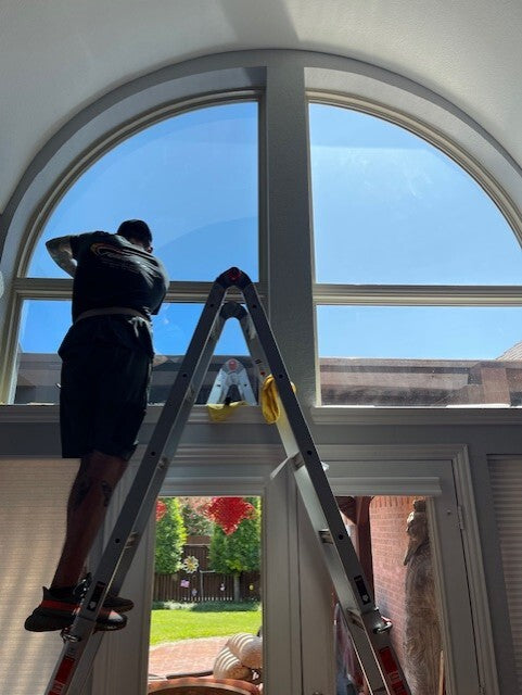 Turbo tint before and after window tint installation blocking harsh bright light