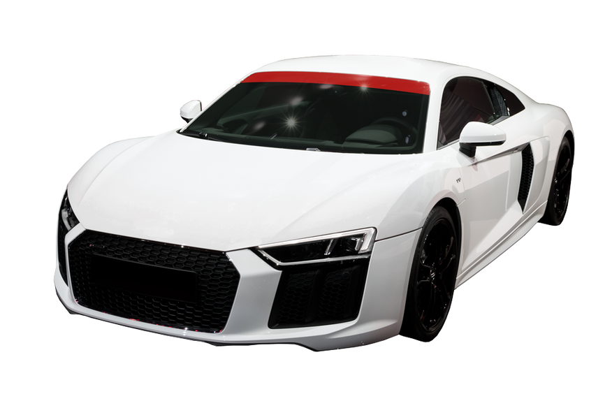 front windshield strip coverage icon